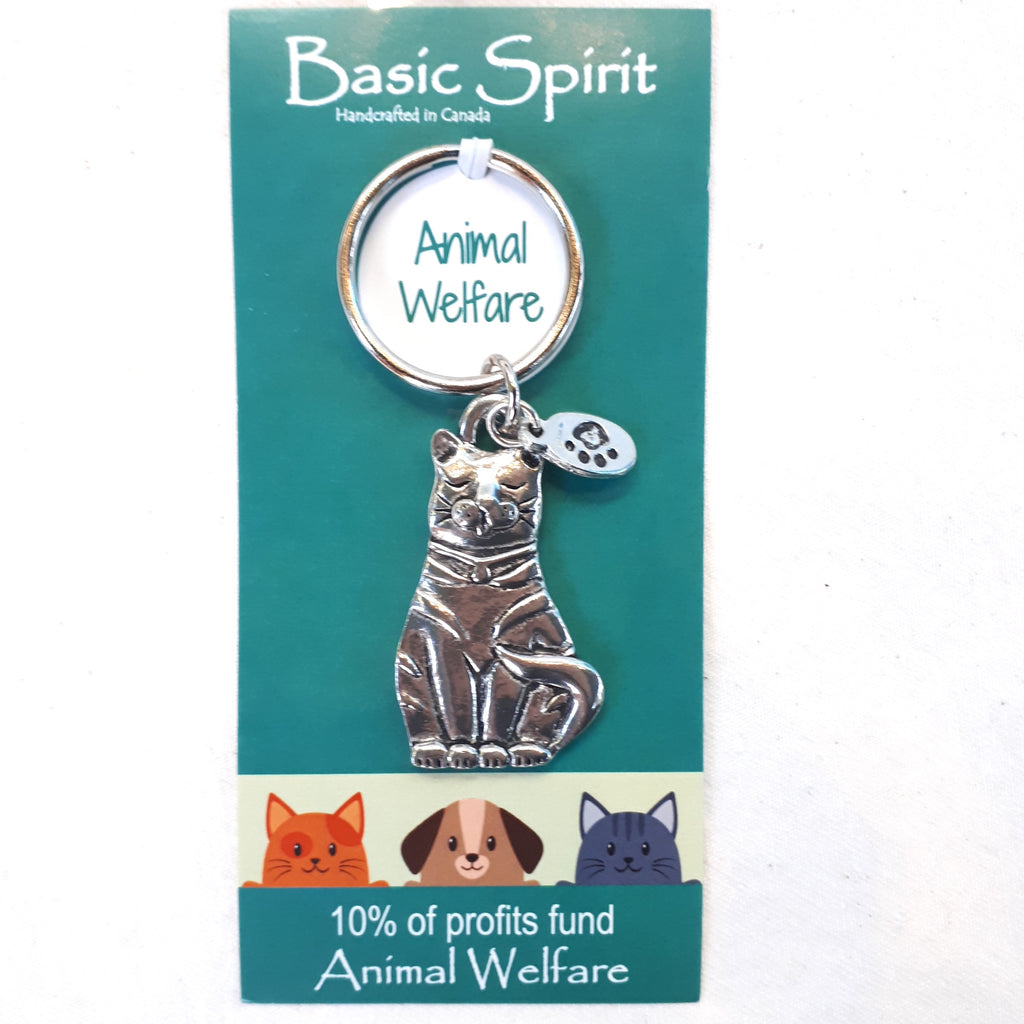 Basic Spirit Basic Spirit - Pewter Keychains – Annapolis Royal Historic Gardens