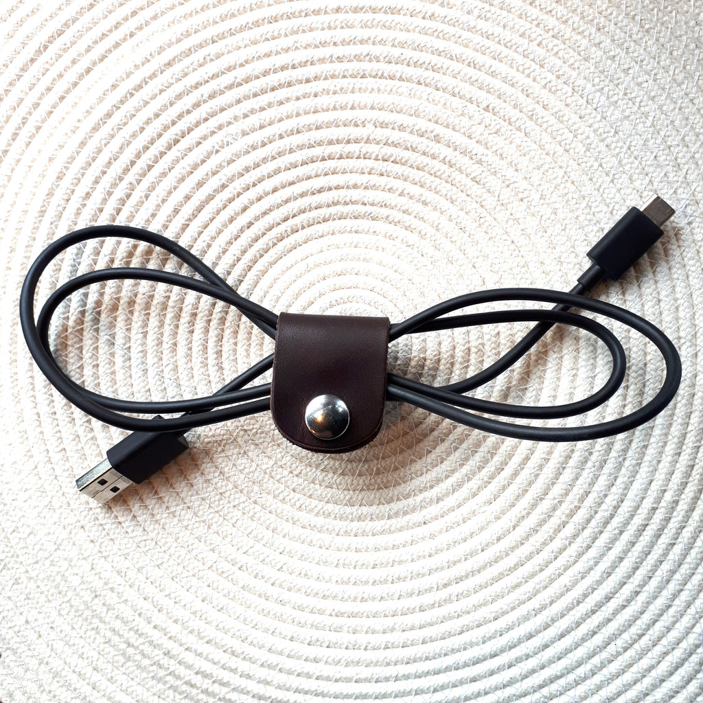 Leather Cord Keepers by Hammerthreads - Pack of 4