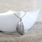 Amos Pewter Jewellery - Feather