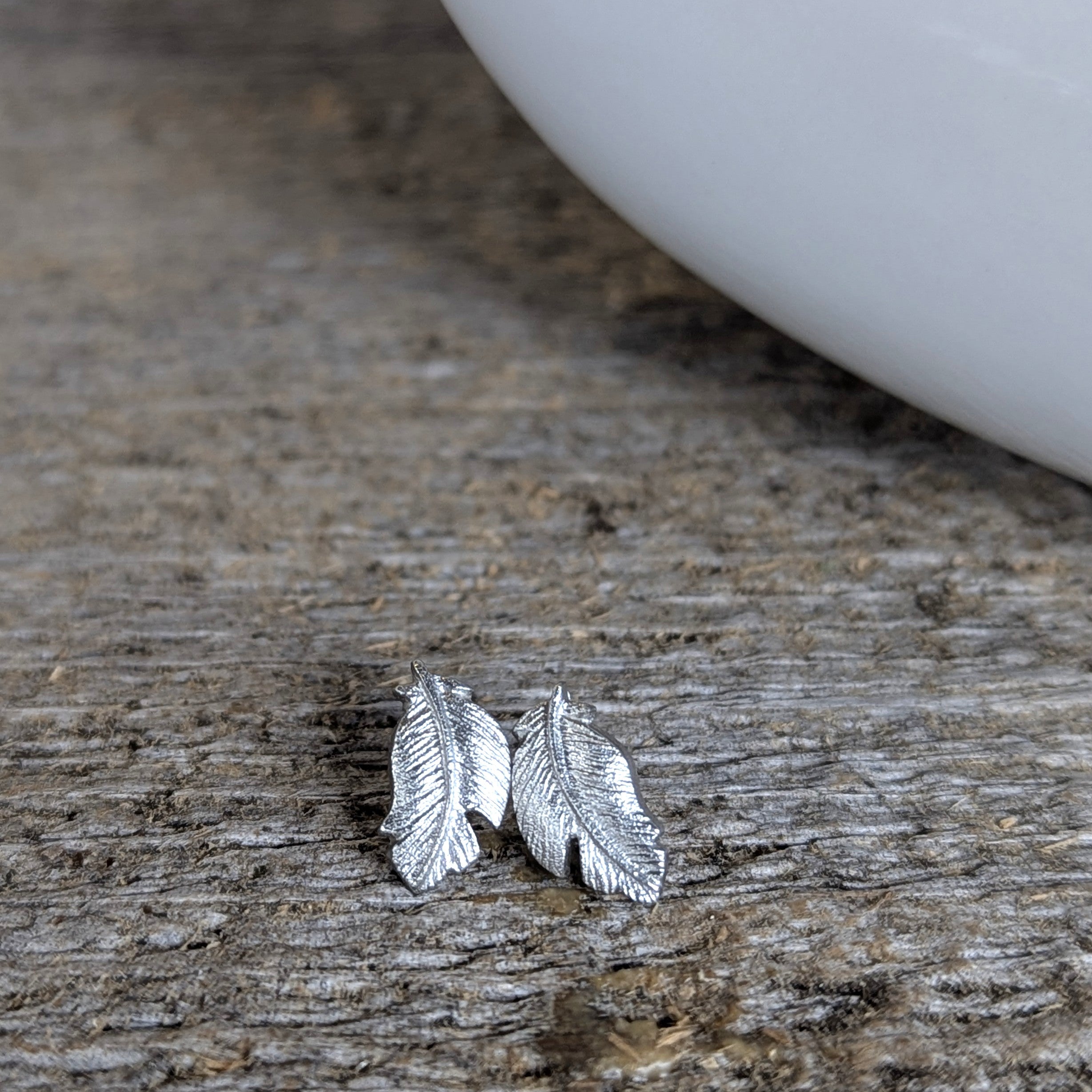 Amos Pewter Jewellery - Feather