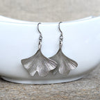 Amos Pewter Jewellery - Ginkgo