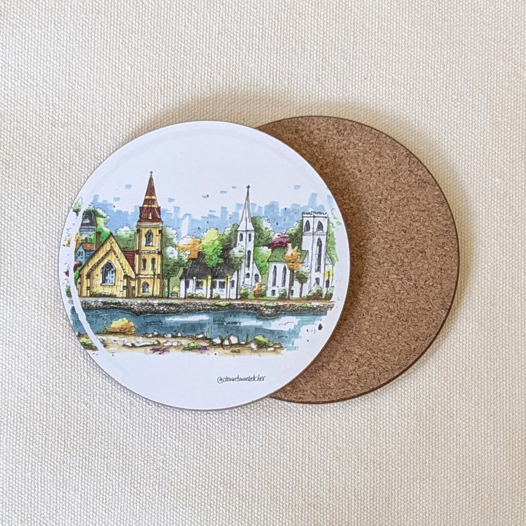 Downtown Sketcher - Coasters