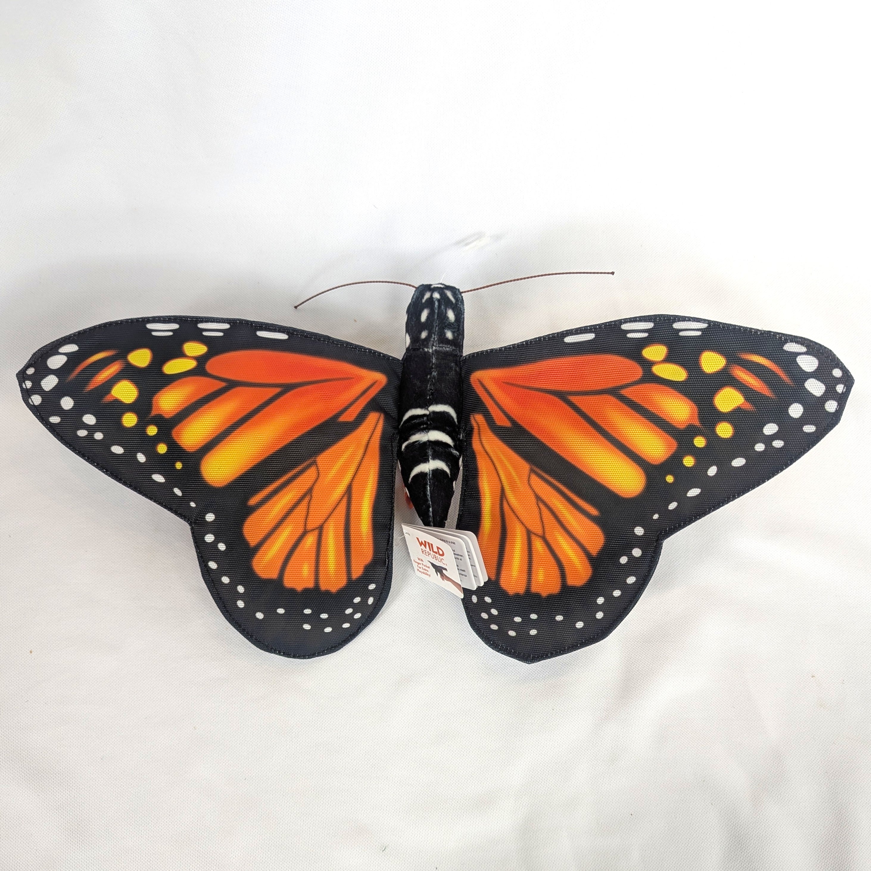 Monarch Butterfly Finger Puppet