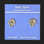 Basic Spirit - Pewter Stud Earrings