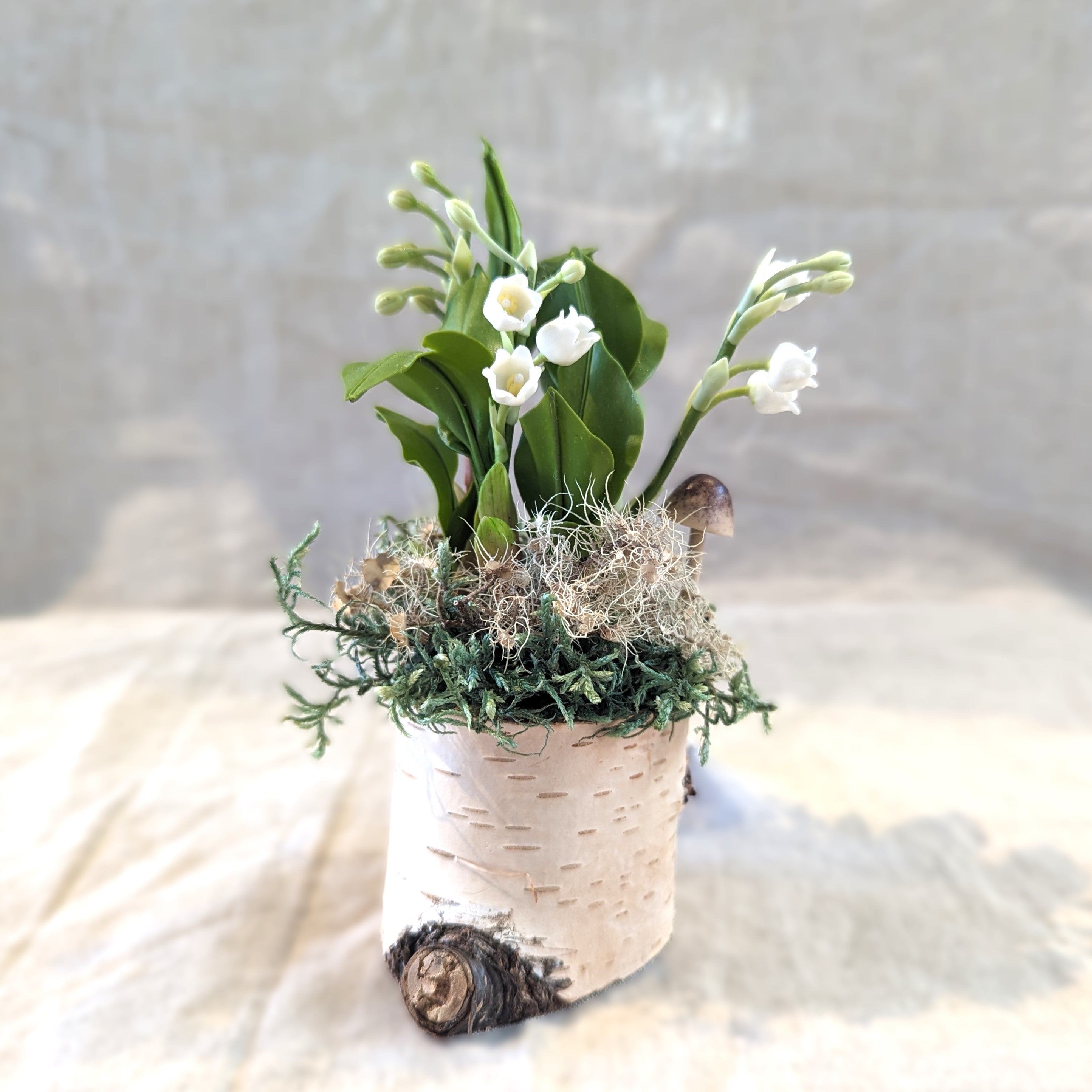 Chaba's Clay Flowers - Lily of the Valley