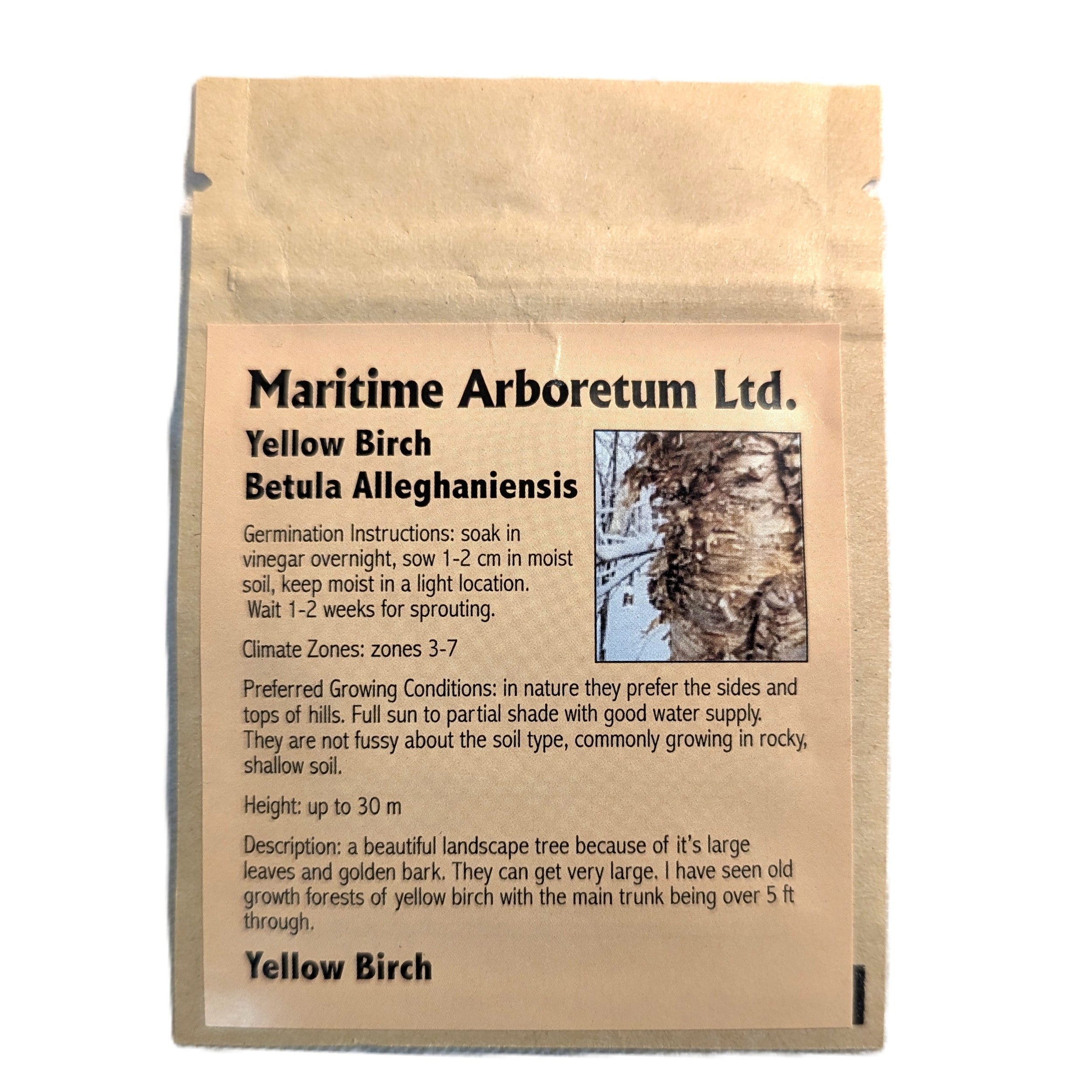 Maritime Arboretum Seeds