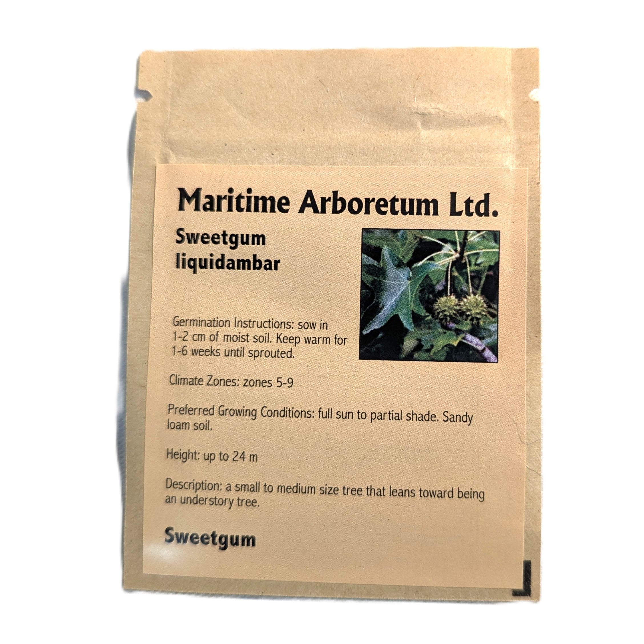 Maritime Arboretum Seeds