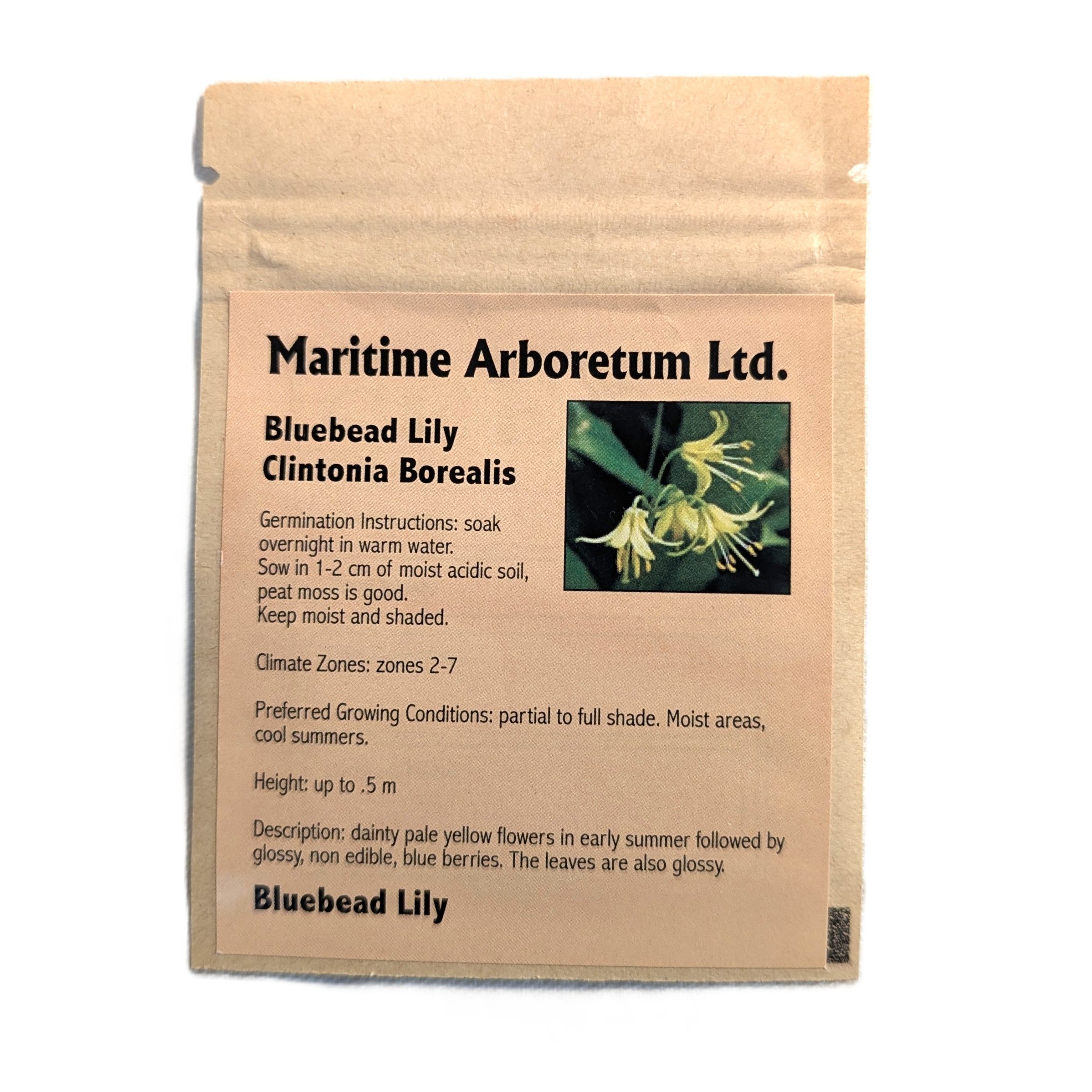 Maritime Arboretum Seeds