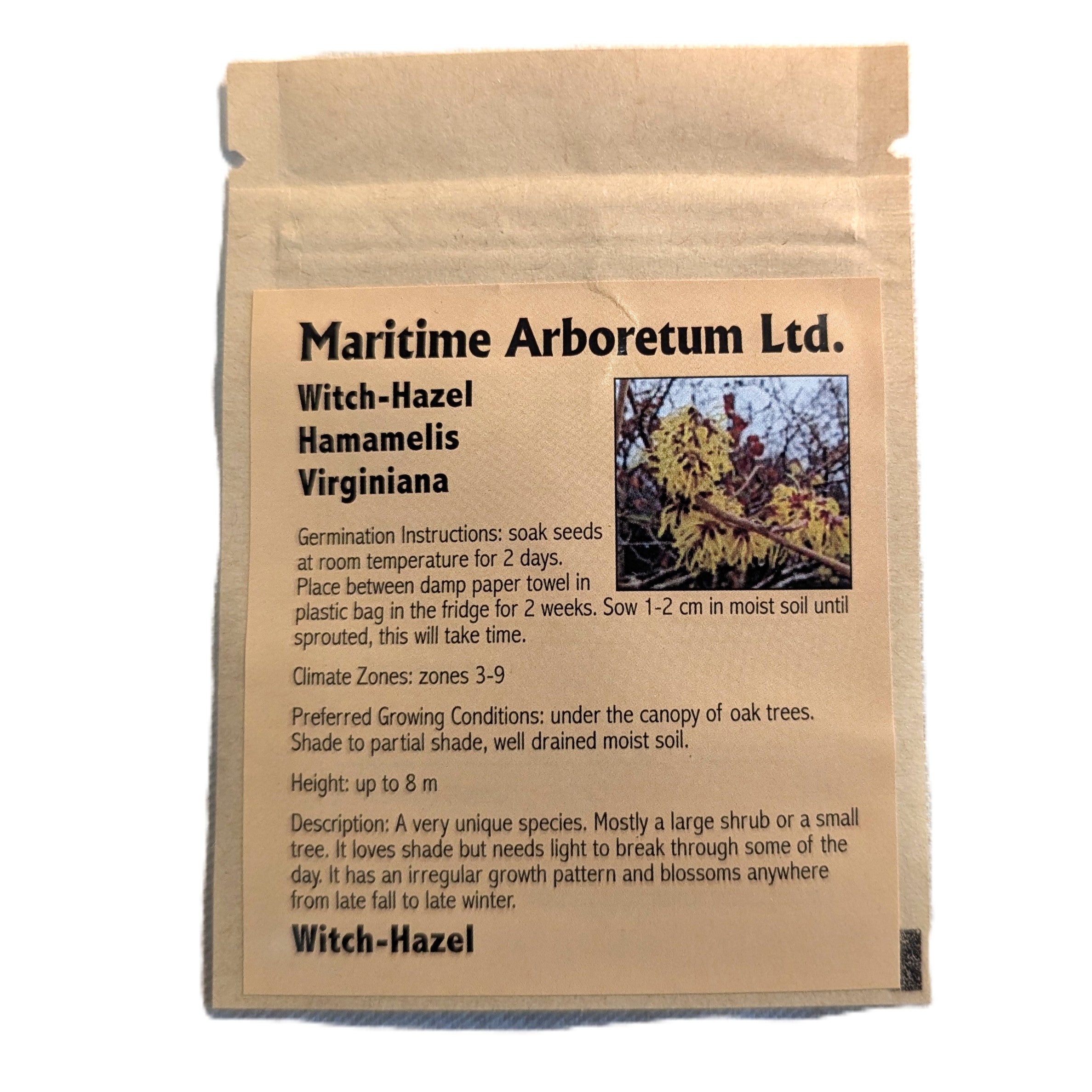 Maritime Arboretum Seeds