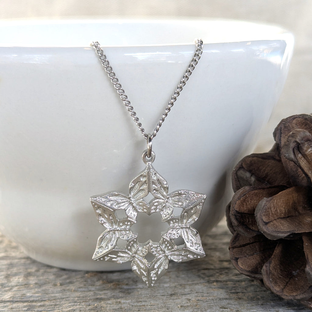 Amos Pewter Jewellery - Winter Blossom