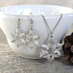 Amos Pewter Jewellery - Winter Blossom