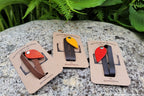 Leather Bookmarks by Hammerthreads - Assorted Leaves
