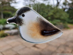 Hanging Fused Glass Birds